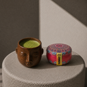 ZESTAW: Sunny Wilde matcha + Czarka bez rączki – Handmade Clay Tea Cup (Limited Oaxaca Clay Collection)