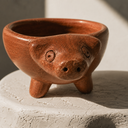ZESTAW: Wilde Mugicha Tea + Czarka ŚWINKA – Handmade Clay Pig Cup (Limited Oaxaca Clay Collection)