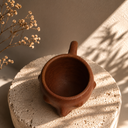 Czarka z rączką - mała – Handmade Clay Tea Cup (Limited Oaxaca Clay Collection)