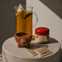 ZESTAW: Wilde Mugicha Tea + Czarka ŚWINKA – Handmade Clay Pig Cup (Limited Oaxaca Clay Collection)